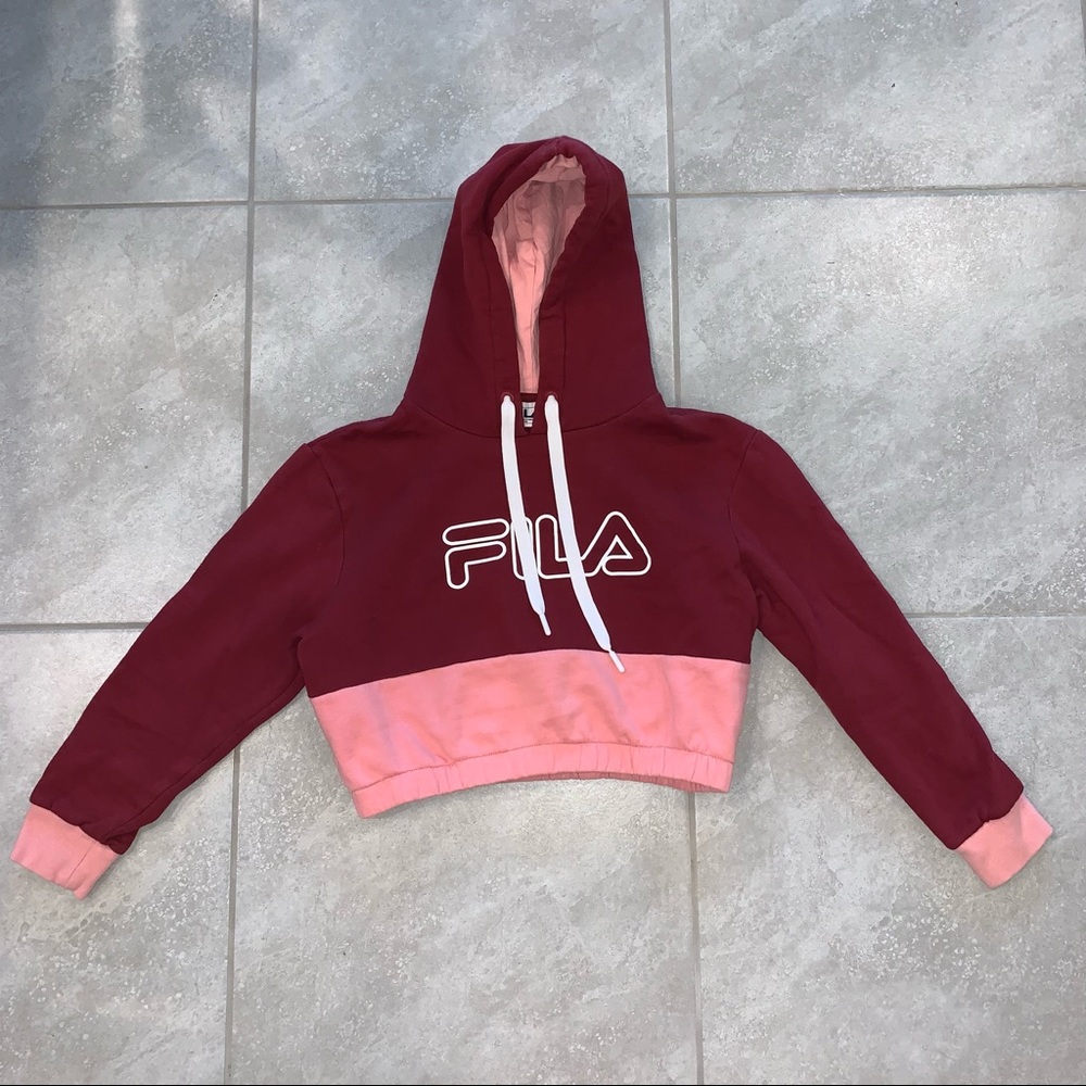FILA Dora Cropped Hoodie Women’s Size M